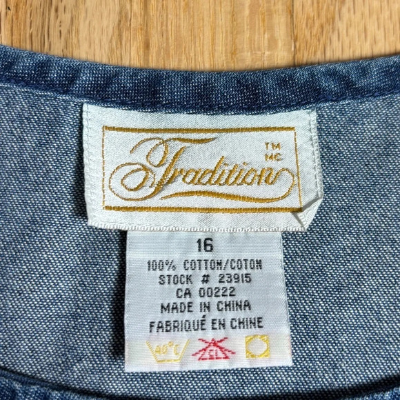 Embroidered Blue Midi Dress - Picture 3 of 6